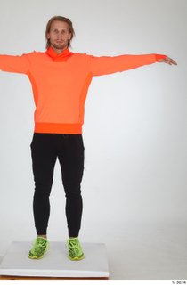  Erling black tracksuit dressed orange long sleeve t shirt sports standing t-pose whole body yellow sneakers 0009.jpg